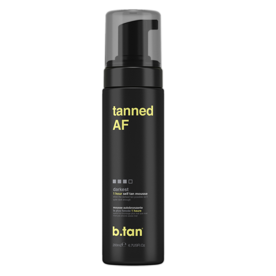 B tan Tanned AF Tanning Mousse Femmeunique