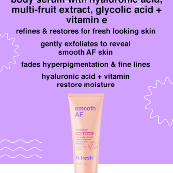 smooth AF exfoliation body serum